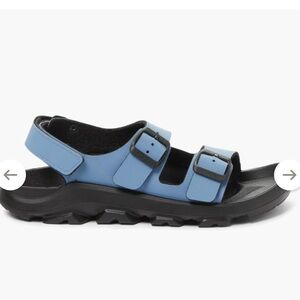 Birkenstock Mogami Terra Sandals Blue and Black Sandals women 8 men 6 NEW
